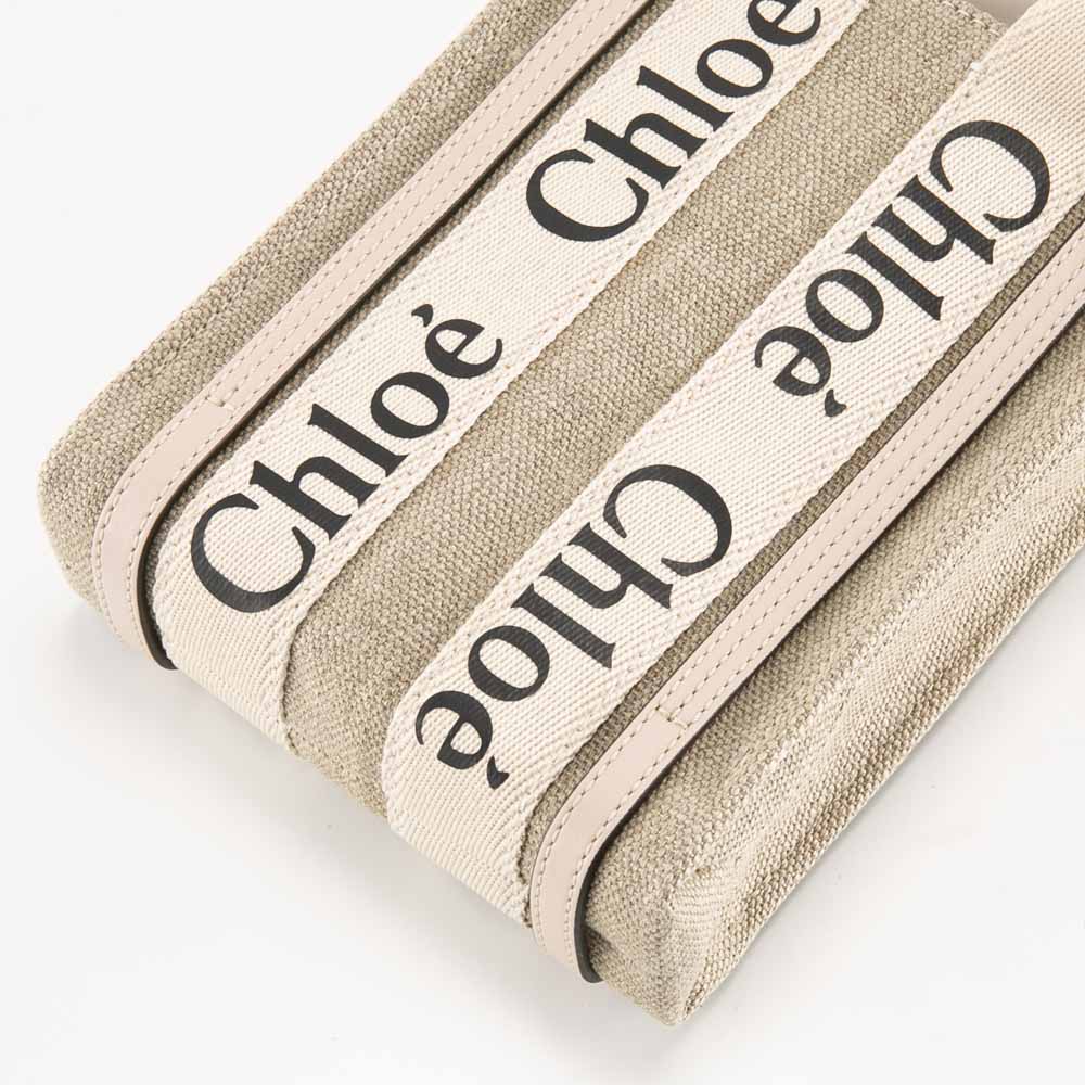 クロエ chloe WOODY ノース サウス ミニ トートバッグ 24AP243 I26【FITHOUSE ONLINE SHOP】