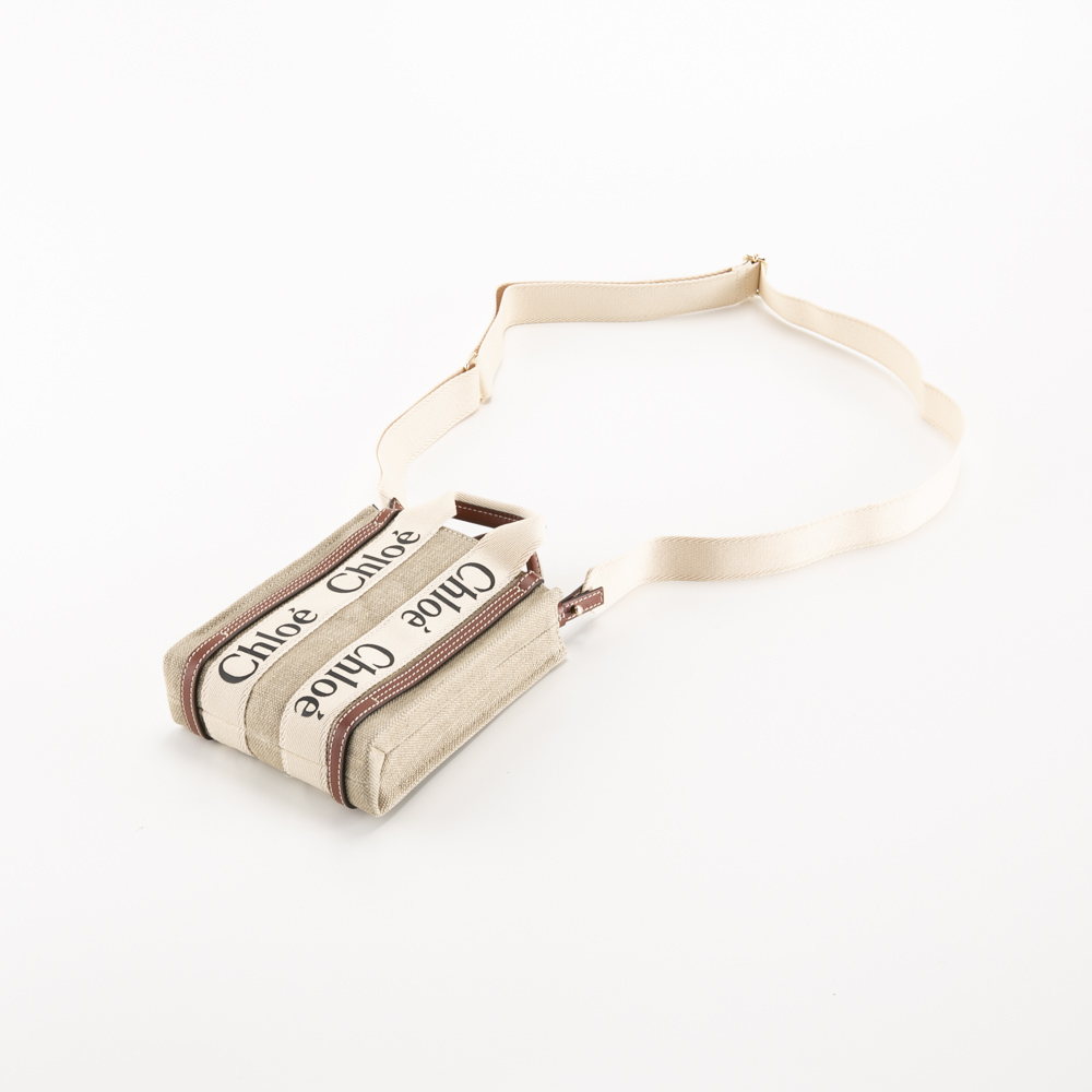 クロエ chloe WOODY ノース サウス ミニ トートバッグ 24AP243 I26【FITHOUSE ONLINE SHOP】
