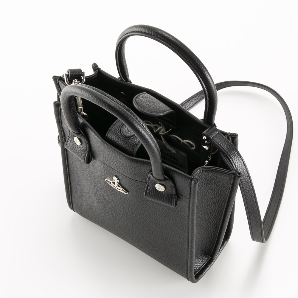 ヴィヴィアンウエストウッド Vivienne Westwood ハンド・トートバッグ TEDDY PU GRAIN SM トート 4803000DU-S000D【FITHOUSE ONLINE SHOP】