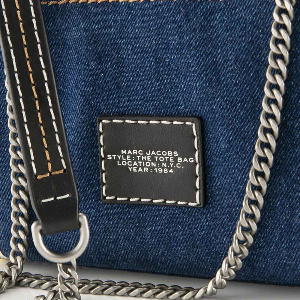 マークジェイコブス MARC JACOBS ショルダーバッグ THE DENIM CHAIN MINI TOTE 2F4HCR016H05【FITHOUSE ONLINE SHOP】