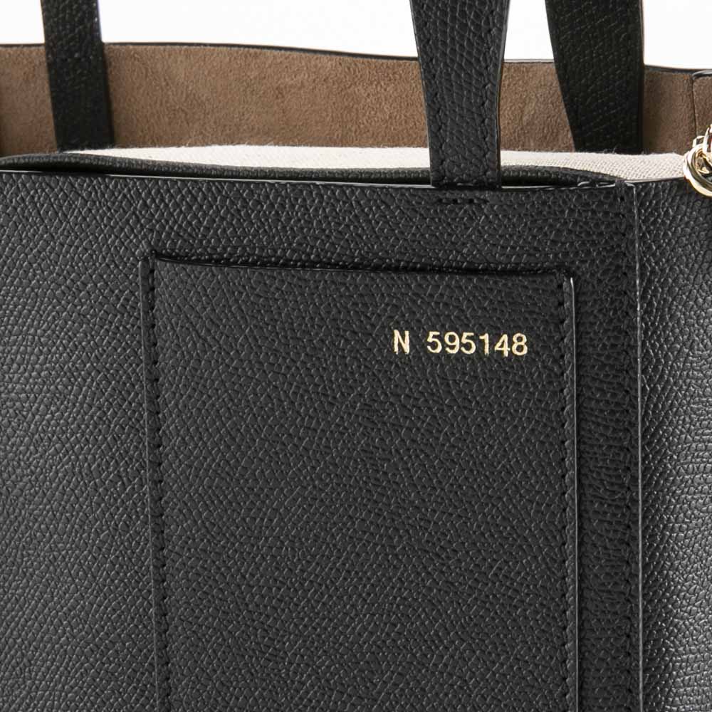 ヴァレクストラ Valextra ハンド・トートバッグ MICRO BUCKET W STRAP ライトゴールド金具 WBSF0090028-LOCTF【FITHOUSE ONLINE SHOP】