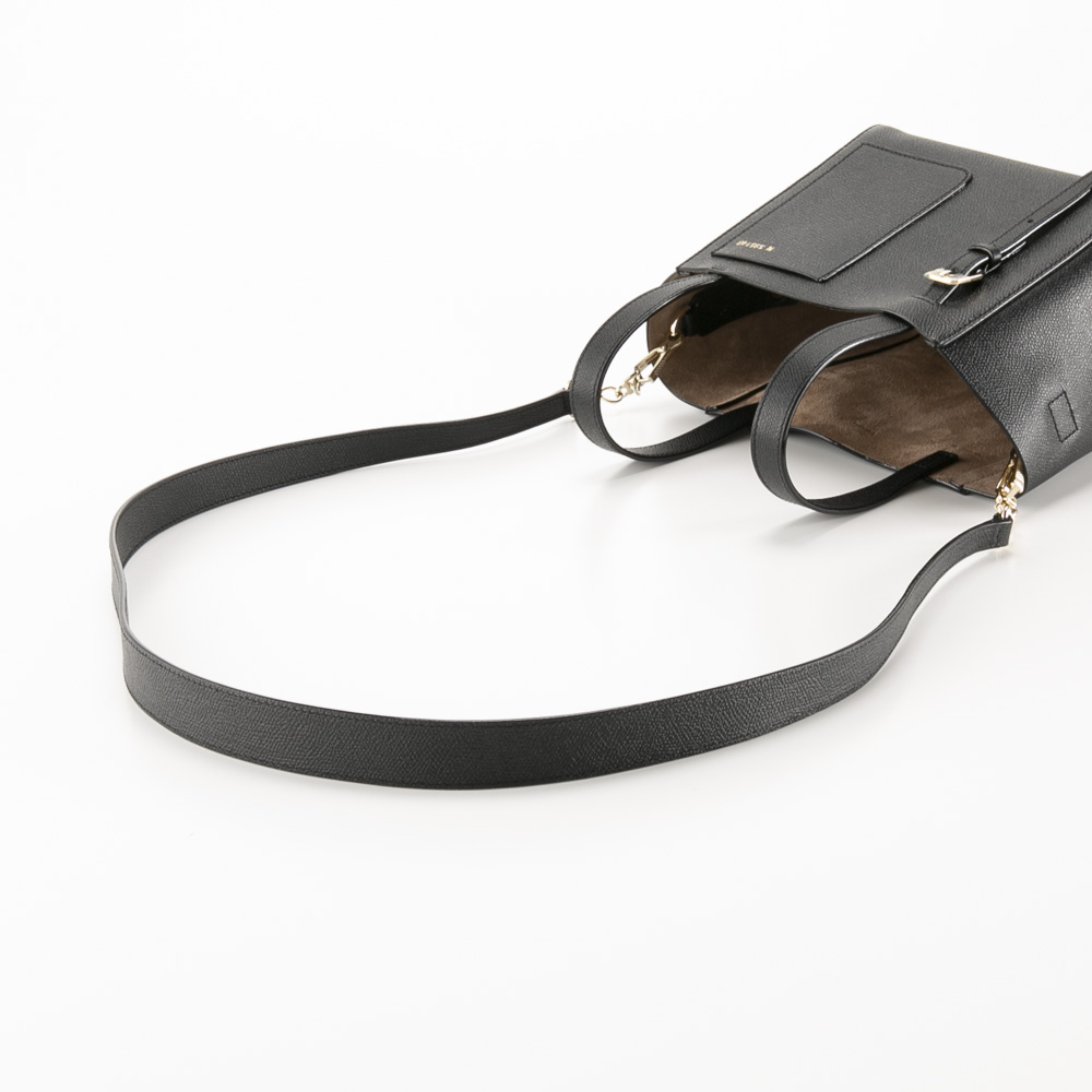 ヴァレクストラ Valextra ハンド・トートバッグ MICRO BUCKET W STRAP ライトゴールド金具 WBSF0090028-LOCTF【FITHOUSE ONLINE SHOP】