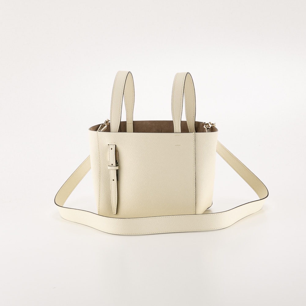 ヴァレクストラ Valextra ハンド・トートバッグ MICRO BUCKET W STRAP ライトゴールド金具 WBSF0090028-LOCTF【FITHOUSE ONLINE SHOP】