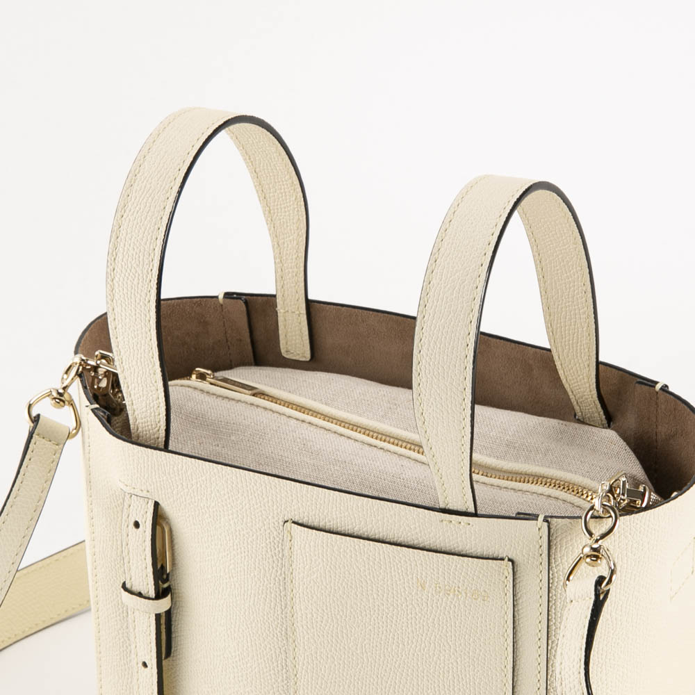 ヴァレクストラ Valextra ハンド・トートバッグ MICRO BUCKET W STRAP ライトゴールド金具 WBSF0090028-LOCTF【FITHOUSE ONLINE SHOP】
