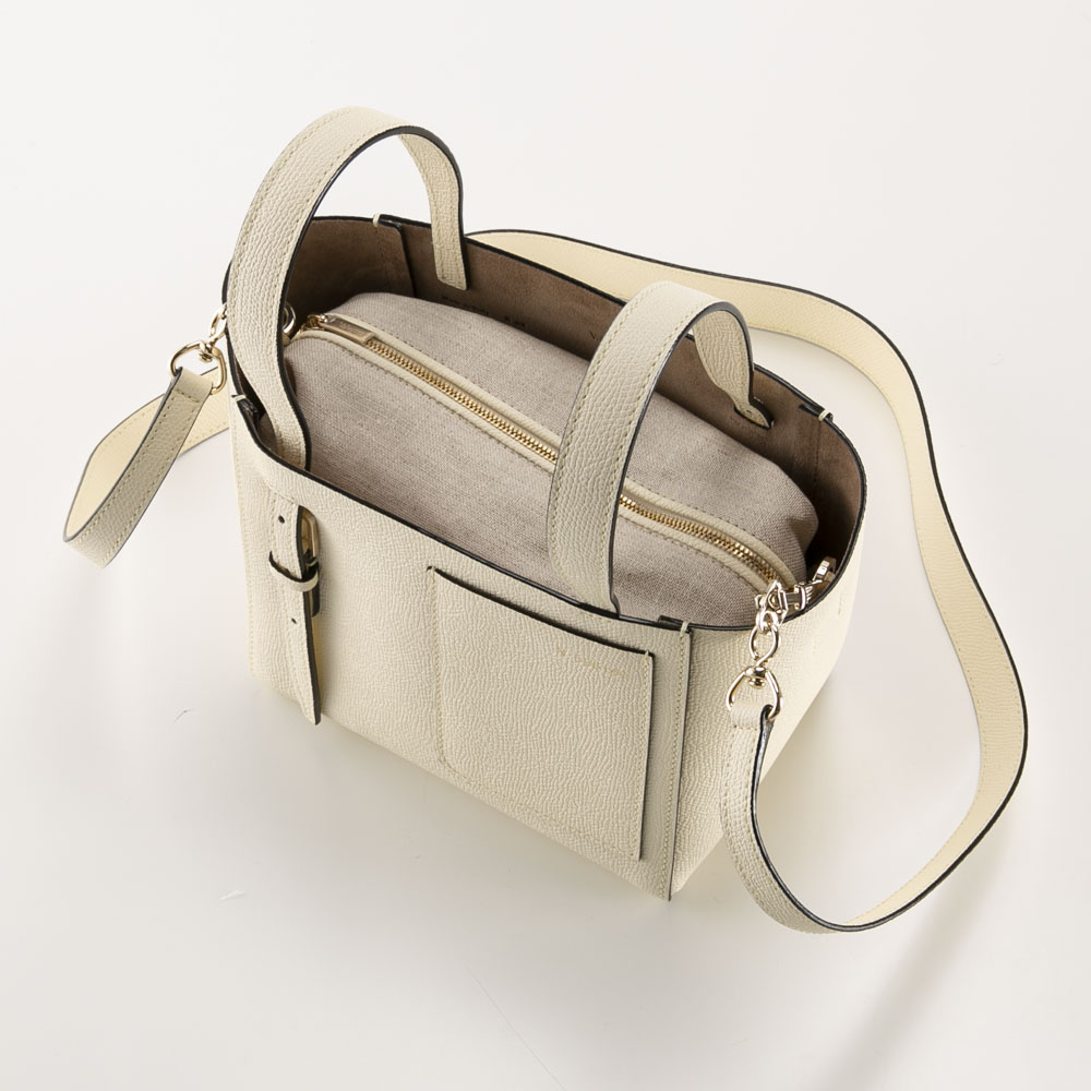 ヴァレクストラ Valextra ハンド・トートバッグ MICRO BUCKET W STRAP ライトゴールド金具 WBSF0090028-LOCTF【FITHOUSE ONLINE SHOP】