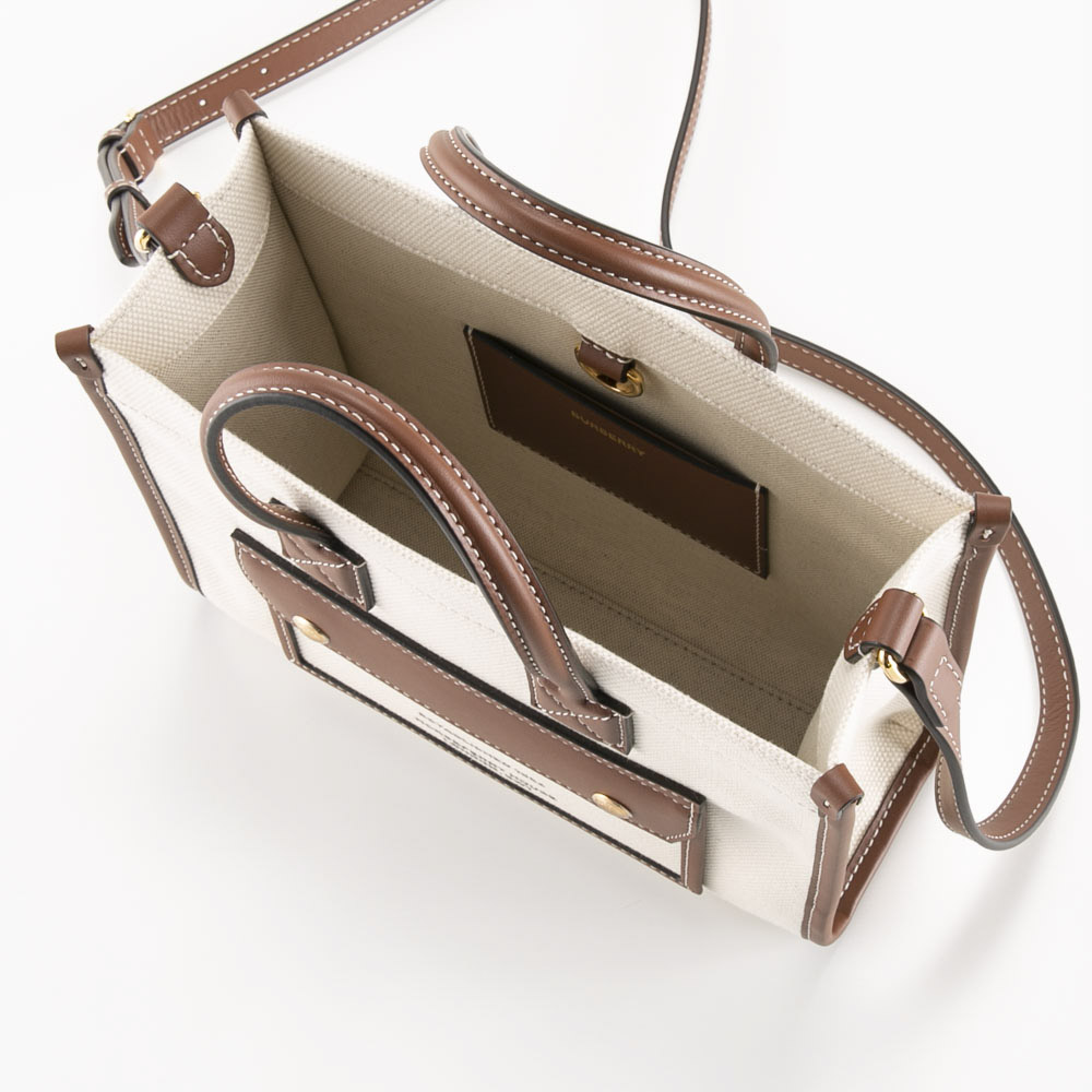バーバリー BURBERRY ツートン キャンバス MINI フレヤトートバッグ 8044143【FITHOUSE ONLINE SHOP】
