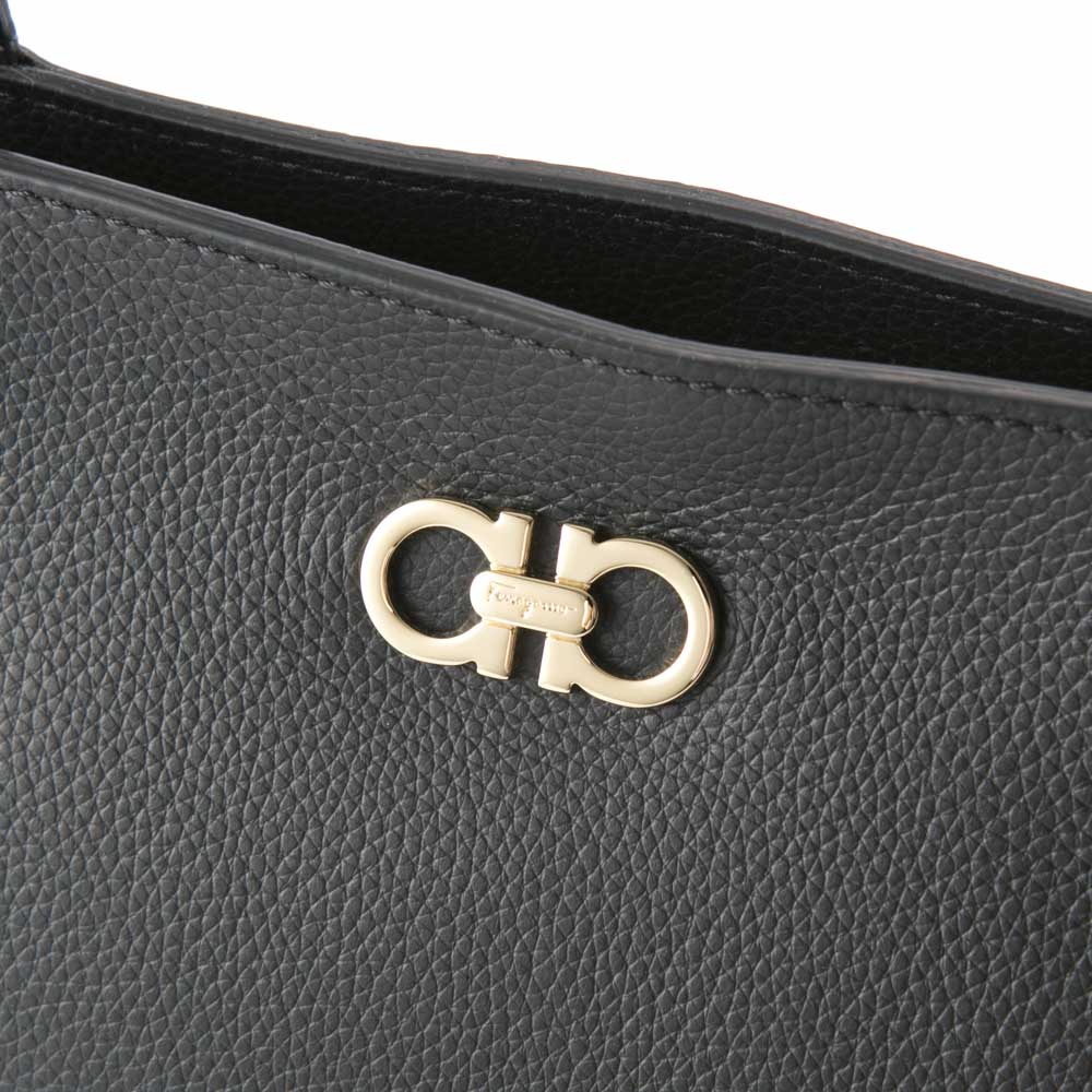 フェラガモ  salvatore ferragamo ハンド・トートバッグ BICEカーフガンチ付 0555707 D766【FITHOUSE ONLINE SHOP】