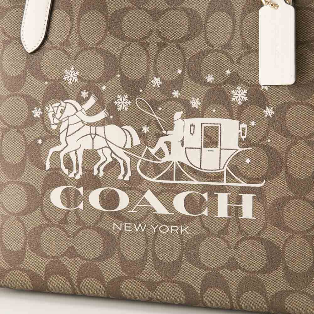 コーチ COACH ウィンターロゴホースアンドキャリッジシグネチャートートバッグ CN626【FITHOUSE ONLINE SHOP】