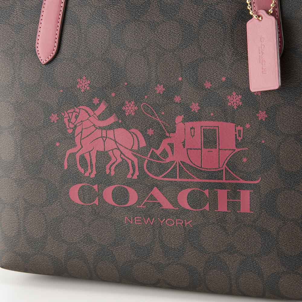 コーチ COACH ウィンターロゴホースアンドキャリッジシグネチャートートバッグ CN626【FITHOUSE ONLINE SHOP】
