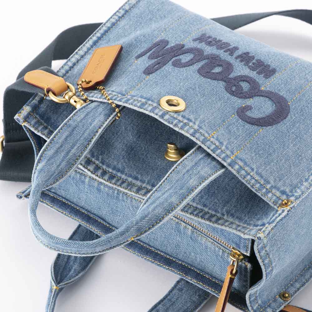 コーチ COACH ハンド・トートバッグ ロゴカーゴトート 26 デニム CR659【FITHOUSE ONLINE SHOP】