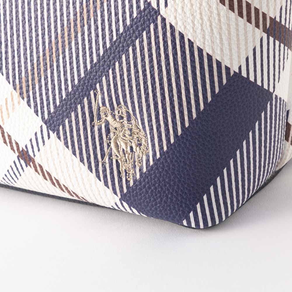 ユーエスポロアッスン US POLO ASSN チェック柄2WAYトートバッグ USPA2676【FITHOUSE ONLINE SHOP】