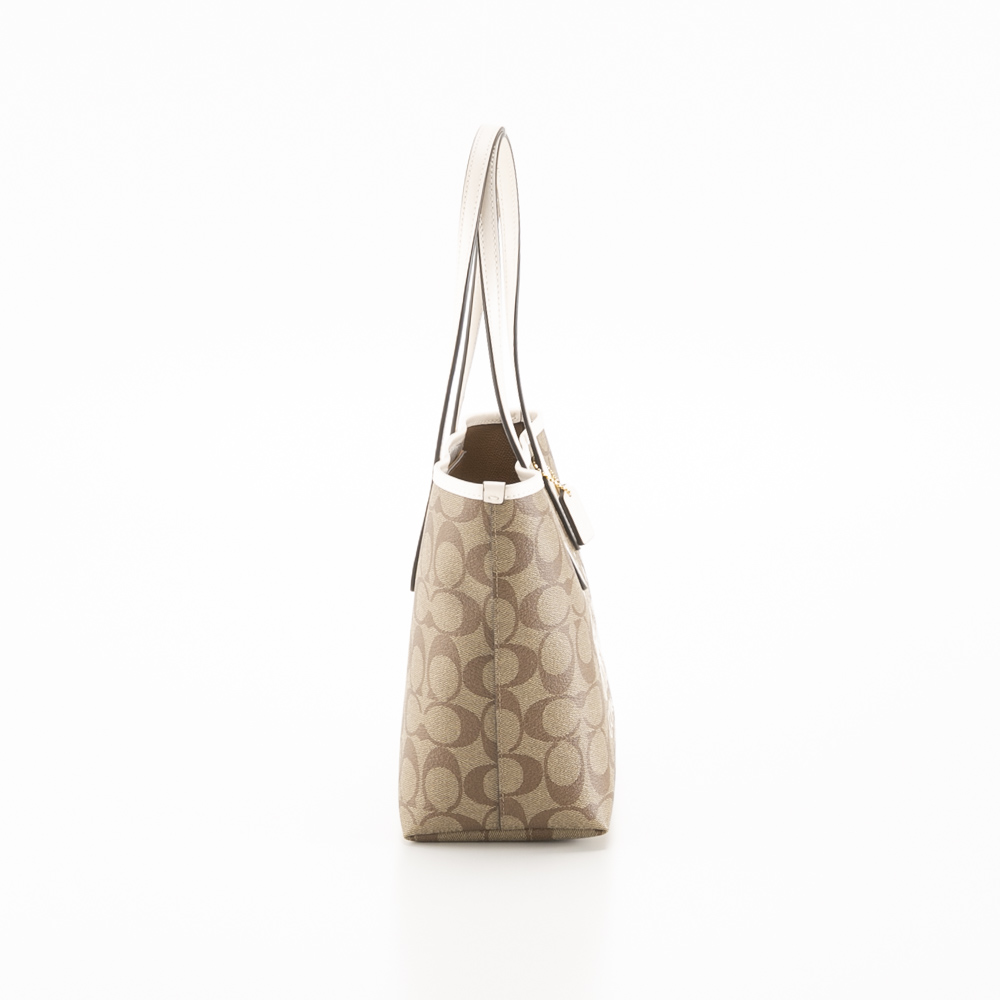 コーチ COACH ミニ シティ トートバッグ シグネチャー キャンバス ホース アンド スレイ CM183【FITHOUSE ONLINE SHOP】