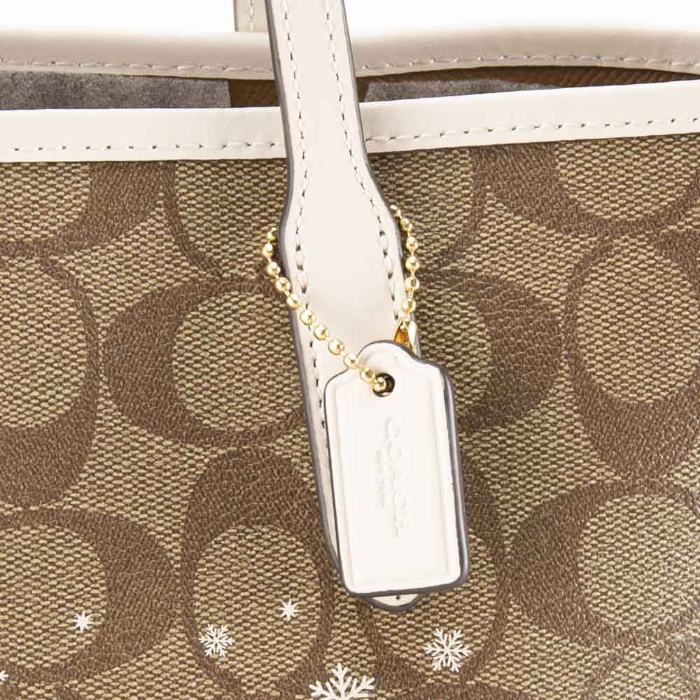 コーチ COACH ミニ シティ トートバッグ シグネチャー キャンバス ホース アンド スレイ CM183【FITHOUSE ONLINE SHOP】
