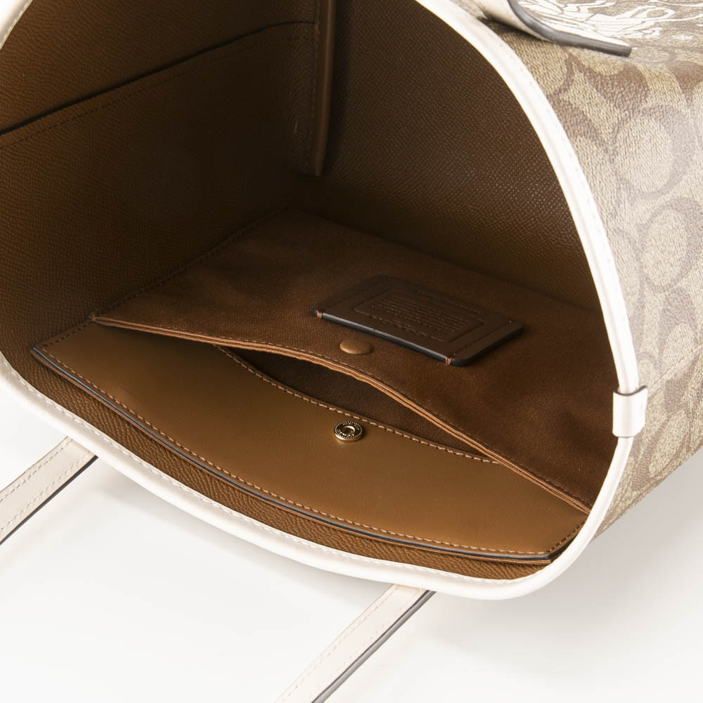 コーチ COACH ミニ シティ トートバッグ シグネチャー キャンバス ホース アンド スレイ CM183【FITHOUSE ONLINE SHOP】