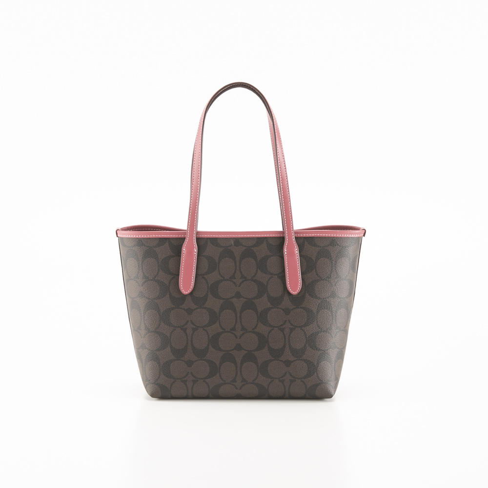 コーチ COACH ミニ シティ トートバッグ シグネチャー キャンバス ホース アンド スレイ CM183【FITHOUSE ONLINE SHOP】