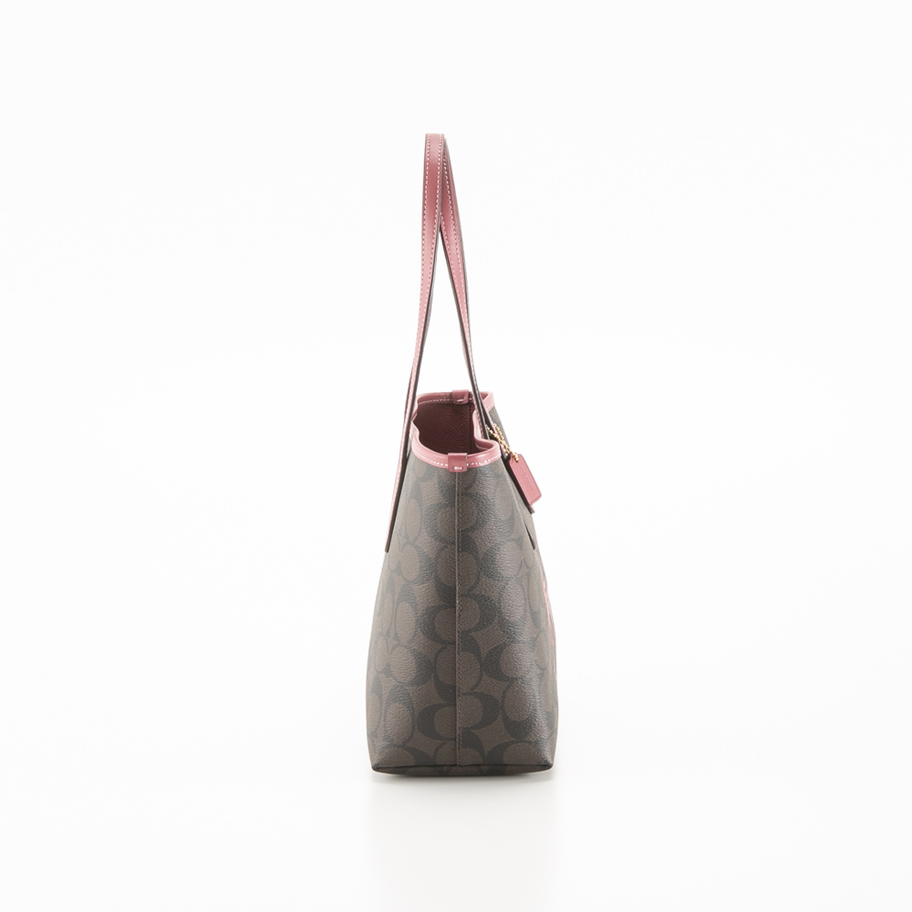 コーチ COACH ミニ シティ トートバッグ シグネチャー キャンバス ホース アンド スレイ CM183【FITHOUSE ONLINE SHOP】