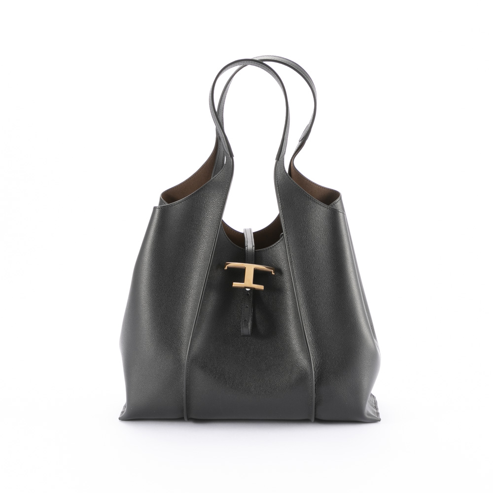 トッズ TOD'S ハンド・トートバッグ Tタイムレス メタルペンダント レザーショッピングバッグ ミディアム XBWTSBA0300-Q8E【FITHOUSE ONLINE SHOP】