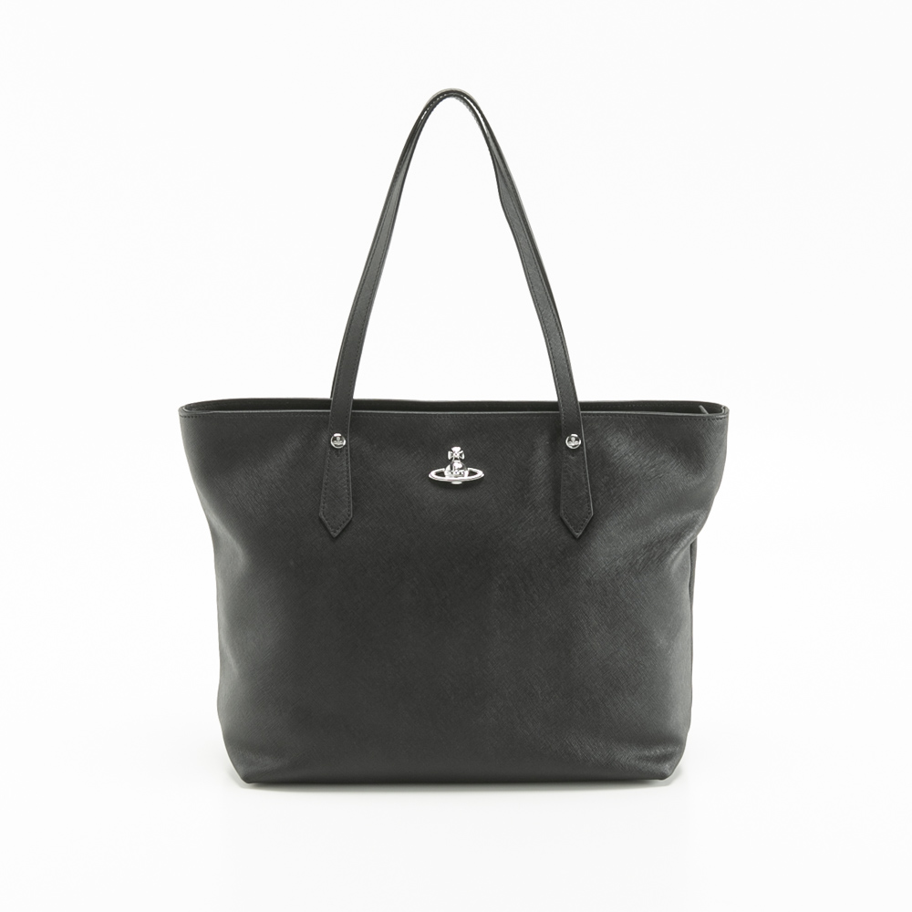 ヴィヴィアンウエストウッド Vivienne Westwood トートバッグ レディース SHOPPER SAFFIANOトート 4D010002U-L008V N401-BK【FITHOUSE ONLINE SHOP】