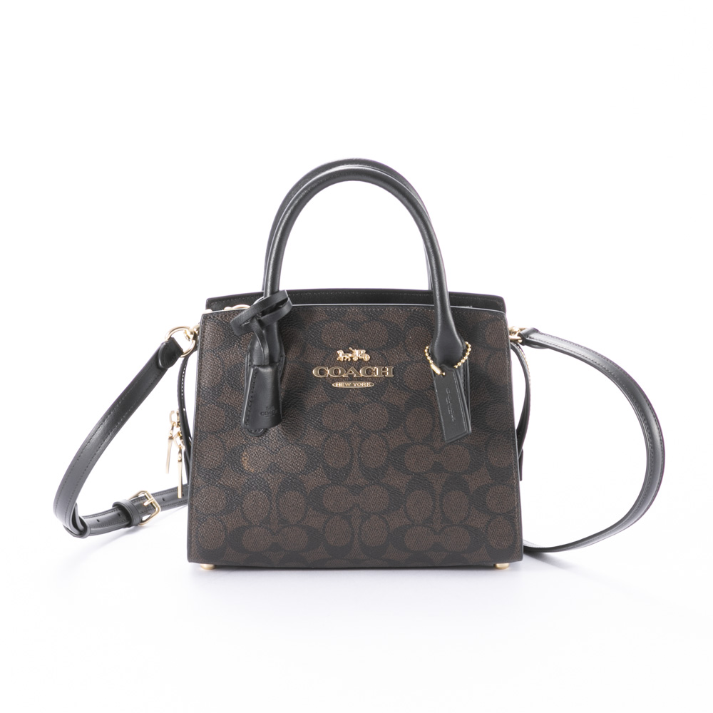 コーチ COACH ハンドバッグ シグネチャー キャンバス アンドレア キャリーオール CV974【FITHOUSE ONLINE SHOP】