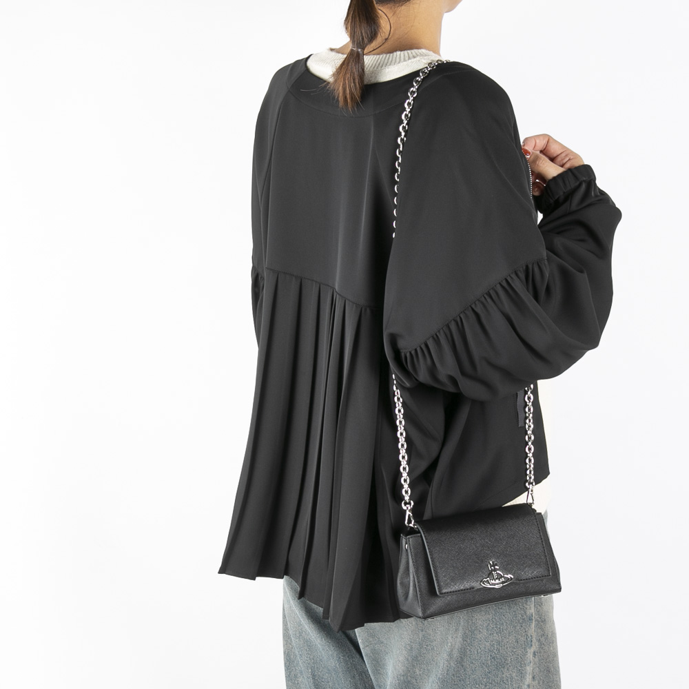 ヴィヴィアンウエストウッド Vivienne Westwood HAZEL SMALL HANDBAG ヘーゼル チェーンショルダー付きハンドバッグ 46030001W-S0021【FITHOUSE ONLINE SHOP】