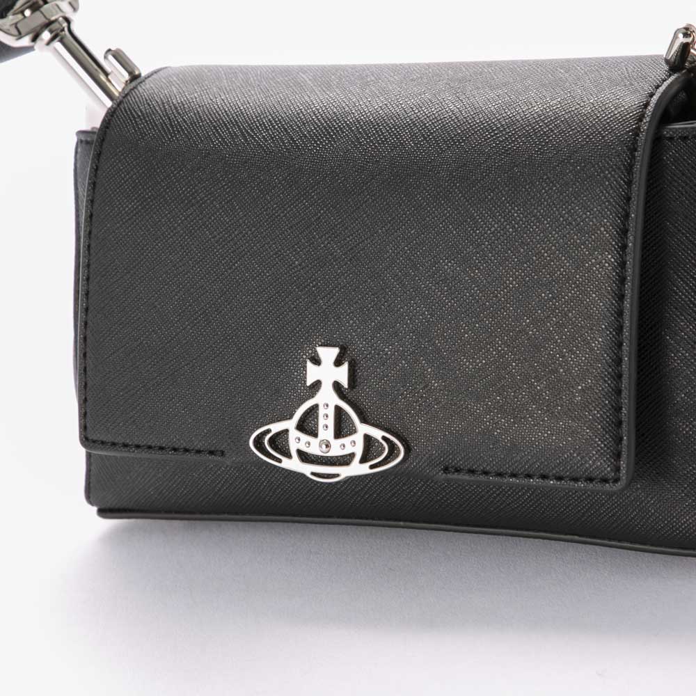 ヴィヴィアンウエストウッド Vivienne Westwood HAZEL SMALL HANDBAG ヘーゼル チェーンショルダー付きハンドバッグ 46030001W-S0021【FITHOUSE ONLINE SHOP】