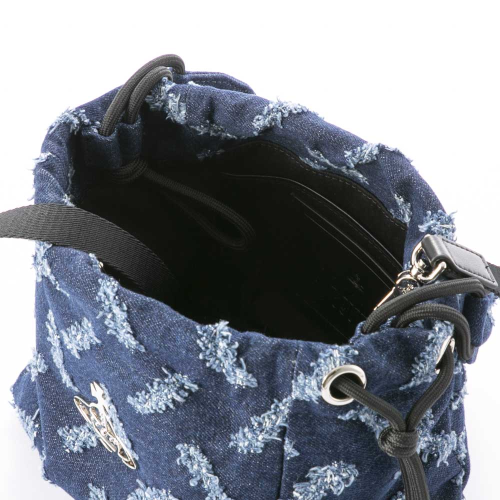 ヴィヴィアンウエストウッド Vivienne Westwood ハンドバッグ HILARY SMALL BUCKET BAG ヒラリー バケットバッグ 4C03000AU-W01BO【FITHOUSE ONLINE SHOP】