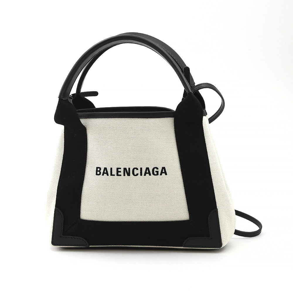 バレンシアガ BALENCIAGA NAVY CABAS XS AJキャンバス 390346AQ38N バレンシアガ BALENCIAGA NAVY CABAS XS AJキャンバス 390346AQ38N