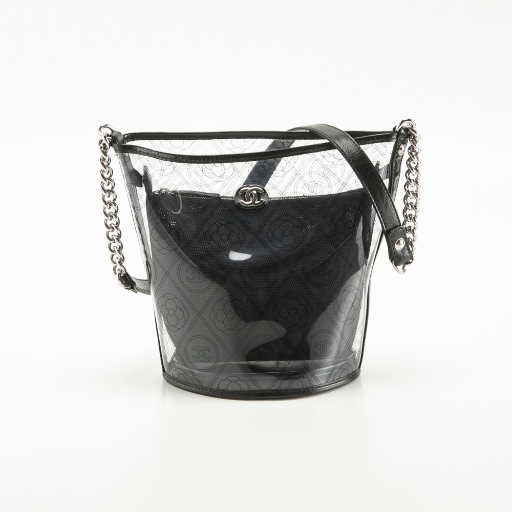 シャネル CHANEL  カメリア＆ロゴプリントクリアバケット 57637Y83500【FITHOUSE ONLINE SHOP】