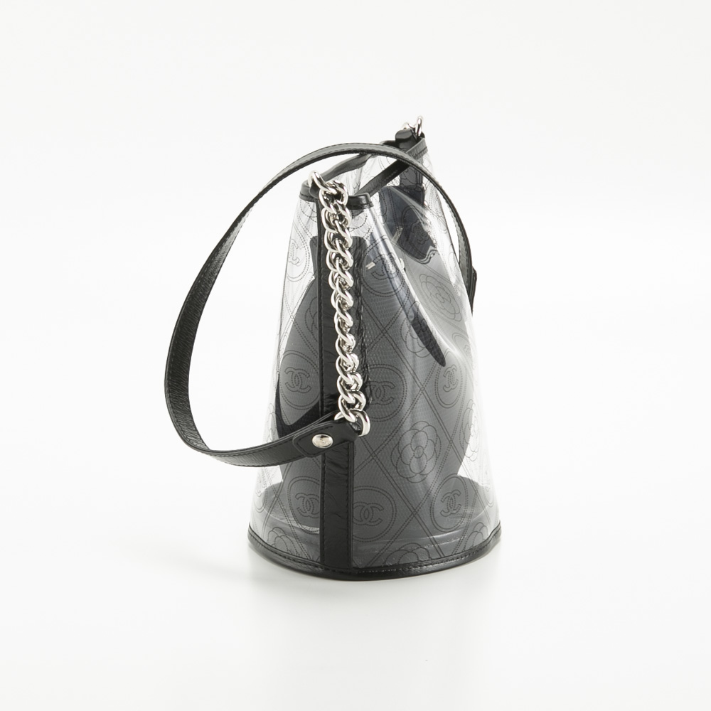 シャネル CHANEL  カメリア＆ロゴプリントクリアバケット 57637Y83500【FITHOUSE ONLINE SHOP】