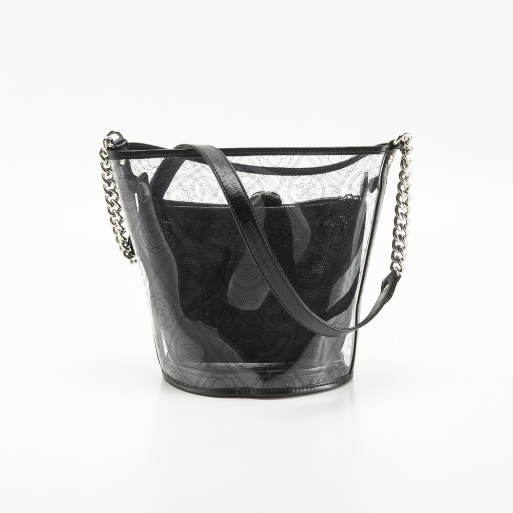シャネル CHANEL  カメリア＆ロゴプリントクリアバケット 57637Y83500【FITHOUSE ONLINE SHOP】