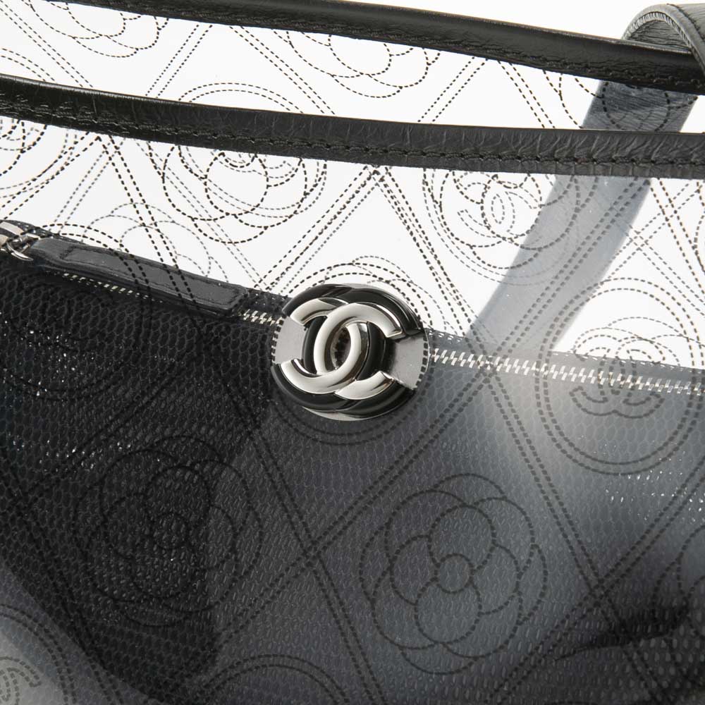 シャネル CHANEL  カメリア＆ロゴプリントクリアバケット 57637Y83500【FITHOUSE ONLINE SHOP】