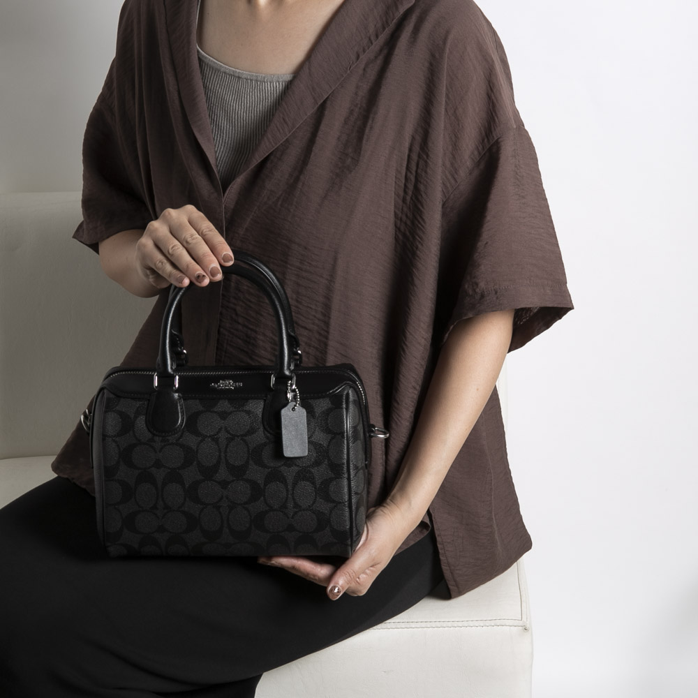 コーチ COACH シグネチャー ミニベネットサッチェル ショルダー付き ボストンバッグ F32203【FITHOUSE ONLINE SHOP】