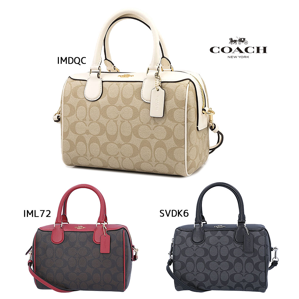 コーチ COACH ボストンバッグ シグネチャーミニベネットサッチェルSD付き F32203【FITHOUSE ONLINE SHOP】