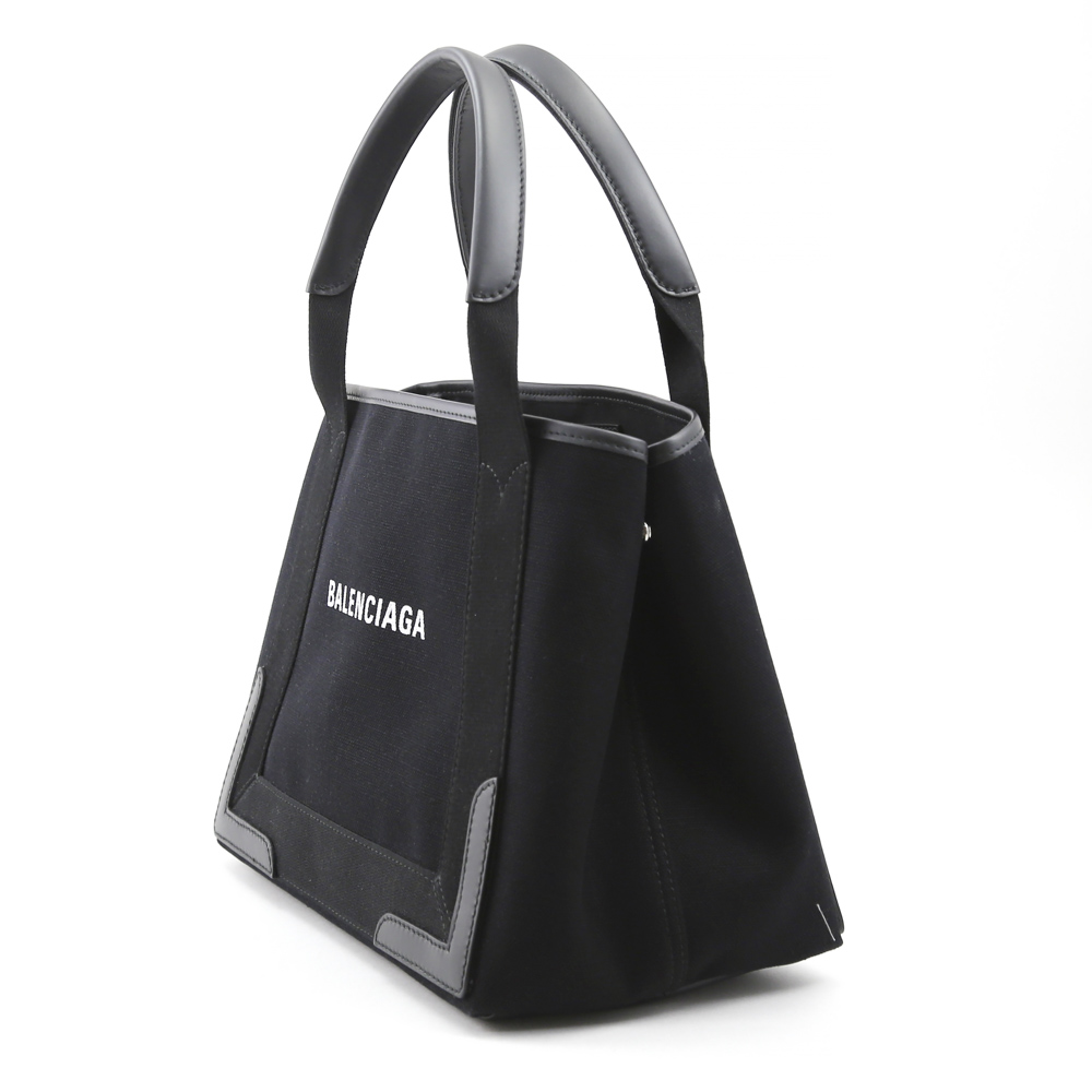 バレンシアガ BALENCIAGA トートバッグ NAVY CABAS SMキャンバス 