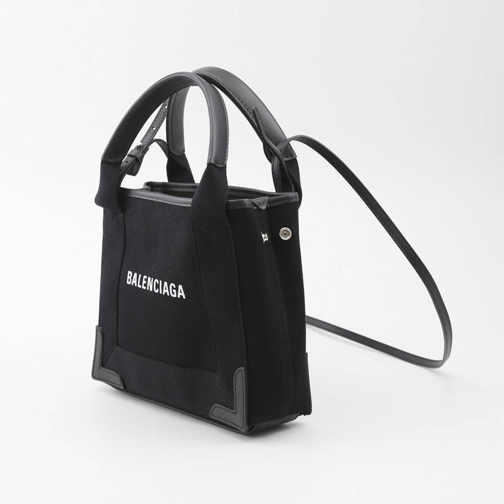 バレンシアガ BALENCIAGA ハンド・トートバッグ NAVY CABAS XS AJ バレンシアガ BALENCIAGA ハンド・トートバッグ NAVY CABAS XS AJ