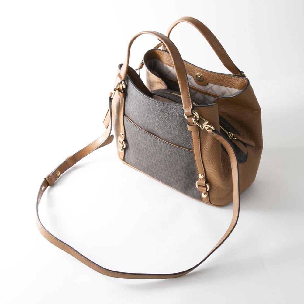 マイケルコース MICHAEL KORS ハンド・トートバッグ PVCシグネCARRIE マイケルコース MICHAEL KORS ハンド・トートバッグ PVCシグネCARRIE