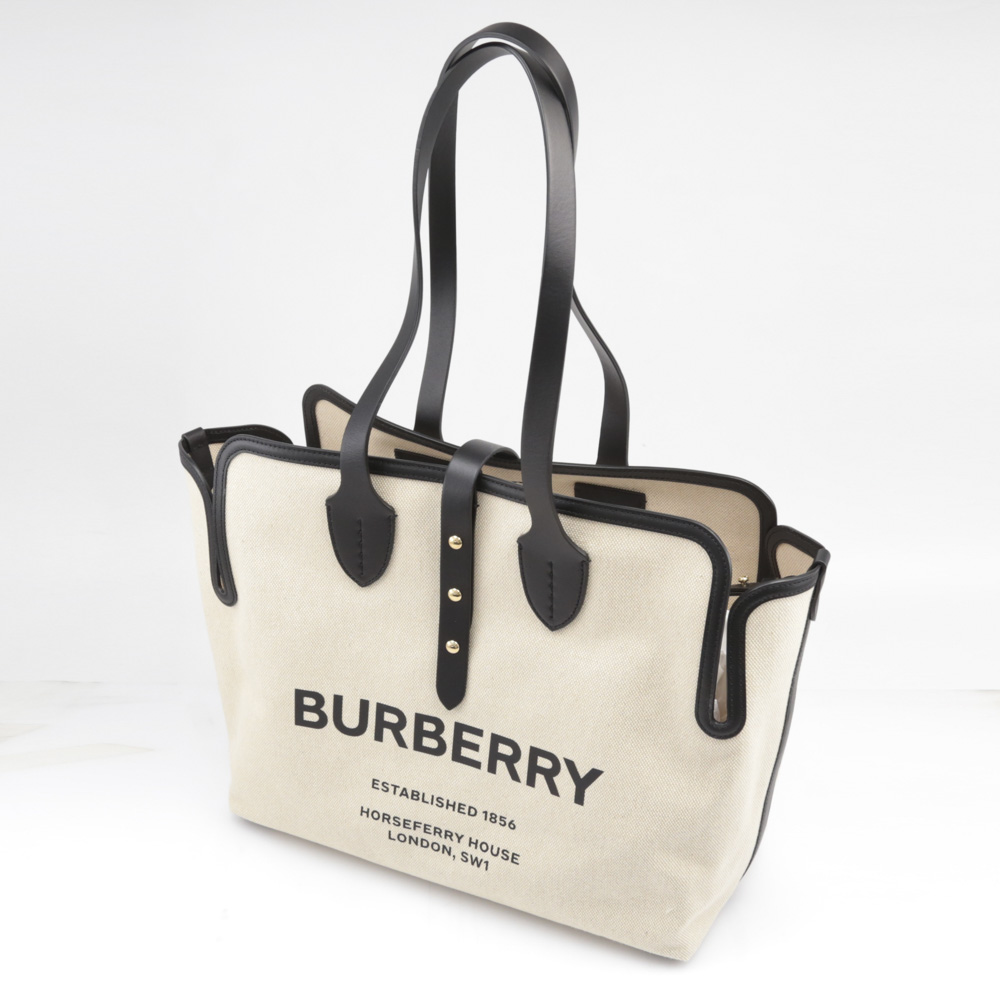 バーバリー BURBERRY トートバッグ MDソフトコットンキャンバスベルトトート 8031318【FITHOUSE ONLINE SHOP】