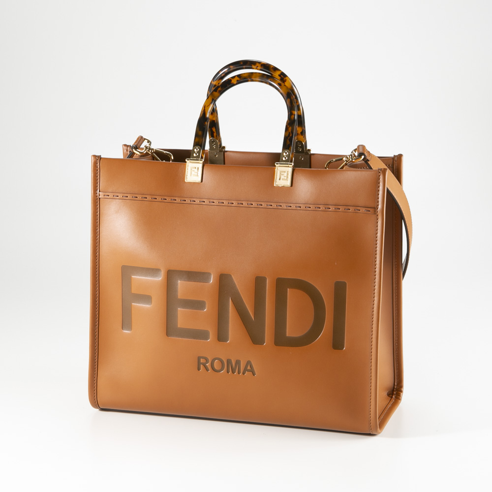 フェンディ FENDI ハンド・トートバッグ SUNSHINE ミディアムショッパー レザートート 8BH386-ABVL【FITHOUSE ONLINE SHOP】