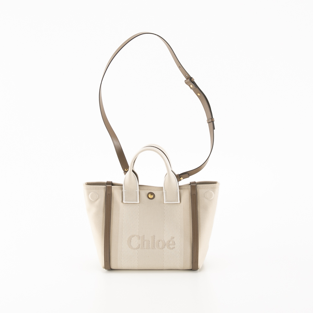 クロエ chloe CARRY スモール キャンバストートバッグ 25SS911 O65【FITHOUSE ONLINE SHOP】