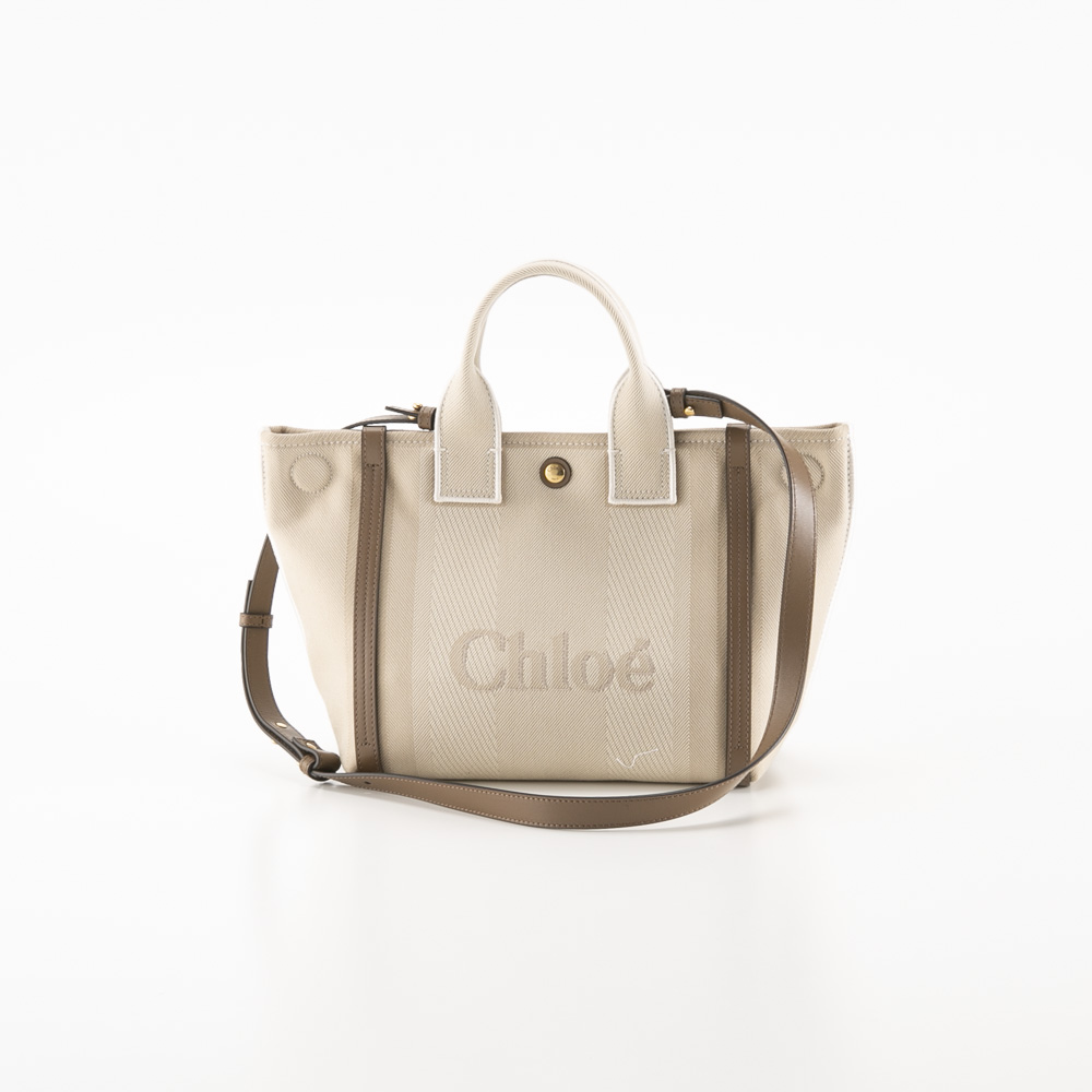 クロエ chloe CARRY スモール キャンバストートバッグ 25SS911 O65【FITHOUSE ONLINE SHOP】