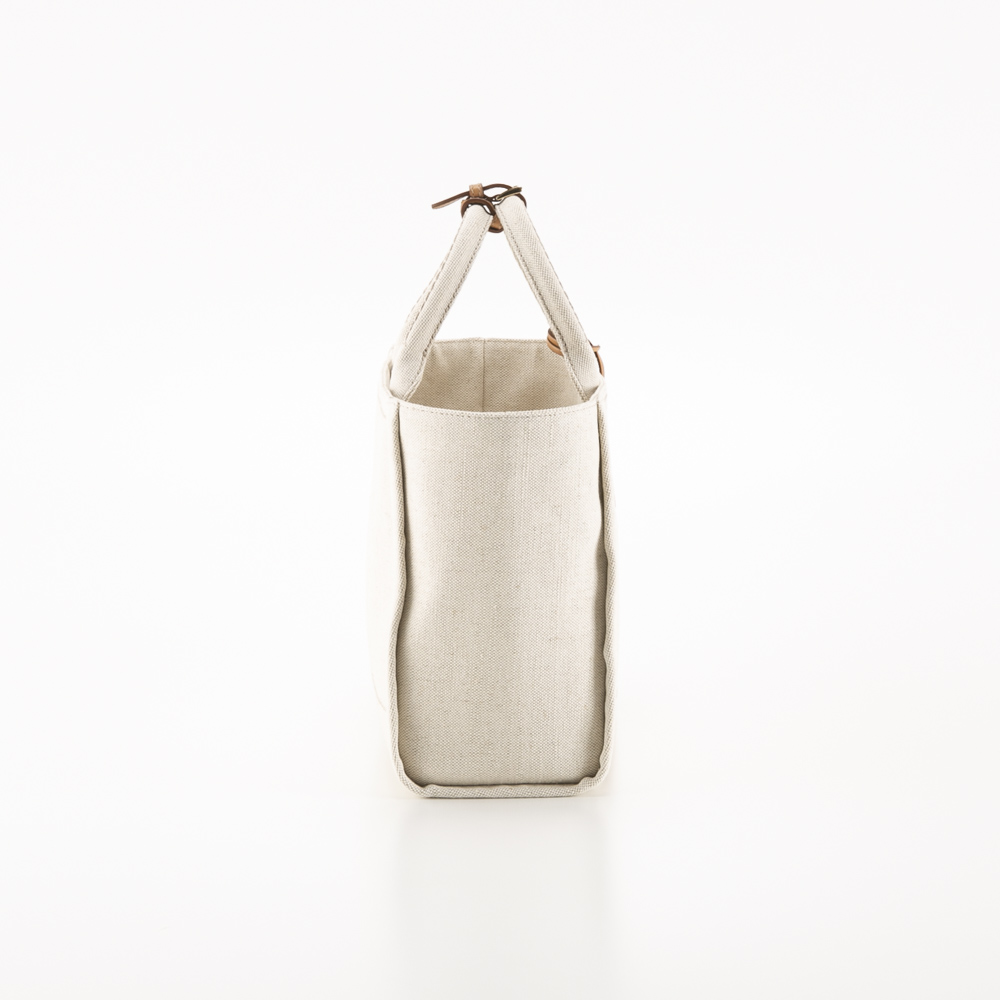 プラダ PRADA リネンブレンド+レザー LG トートバッグ 1BG474 2DLI OHO【FITHOUSE ONLINE SHOP】
