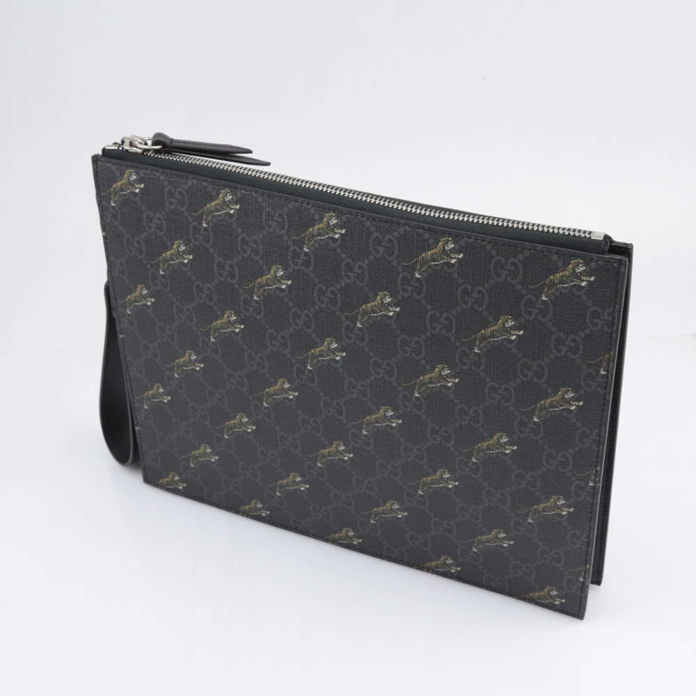 グッチ GUCCI クラッチバッグ GG TIGERSクラッチバッグ 575136G2BAN【FITHOUSE ONLINE SHOP】