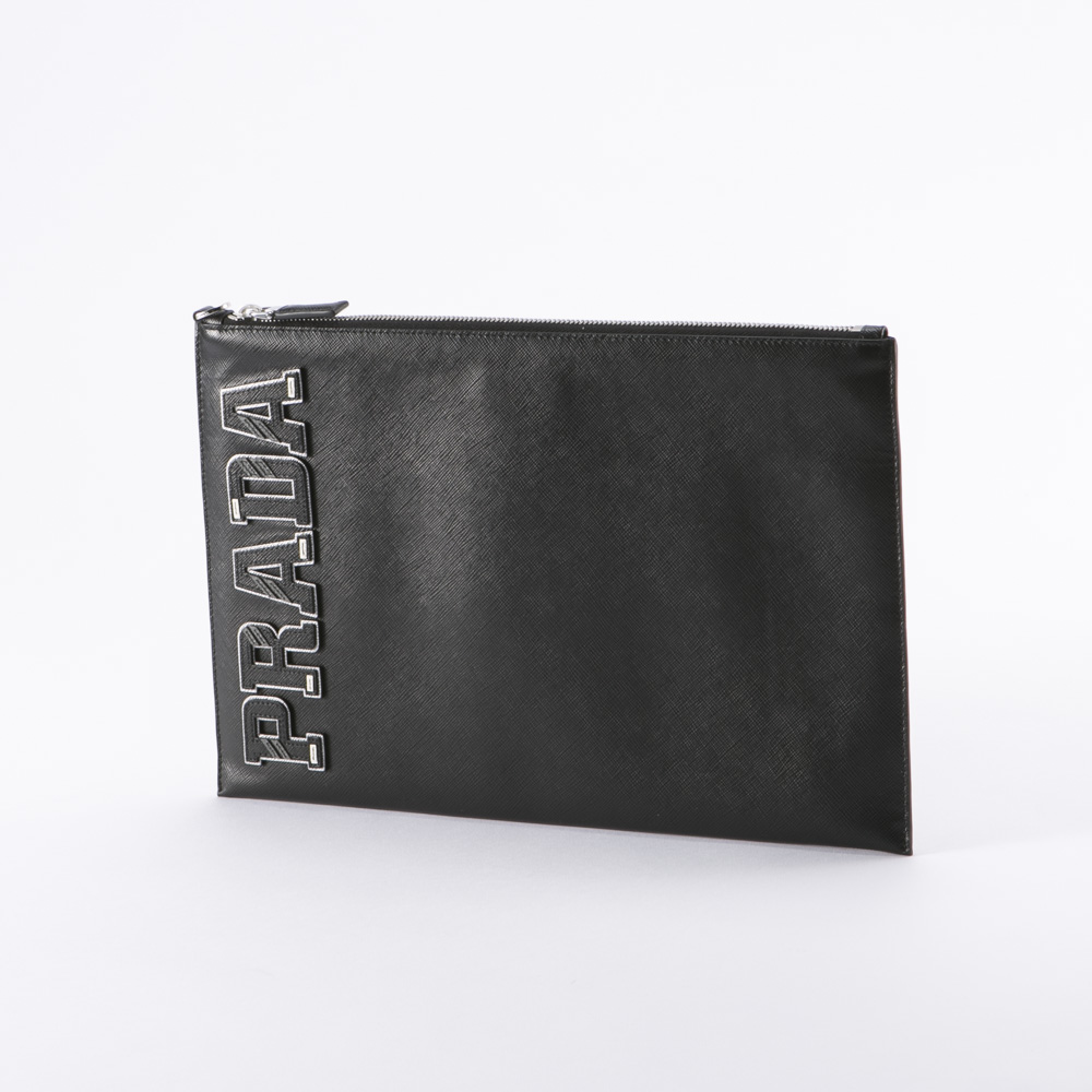 PRADA SAFFIANO CHARACTER クラッチバッグ プラダ | yoshi-sushi.ca