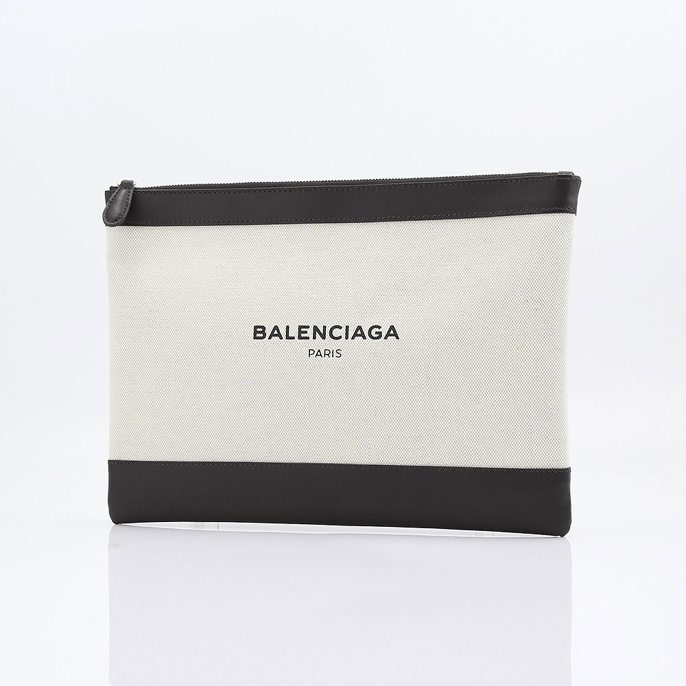 バレンシアガ BALENCIAGA クラッチバッグ NAVY CLIP Mキャンバス バレンシアガ BALENCIAGA クラッチバッグ NAVY CLIP Mキャンバス