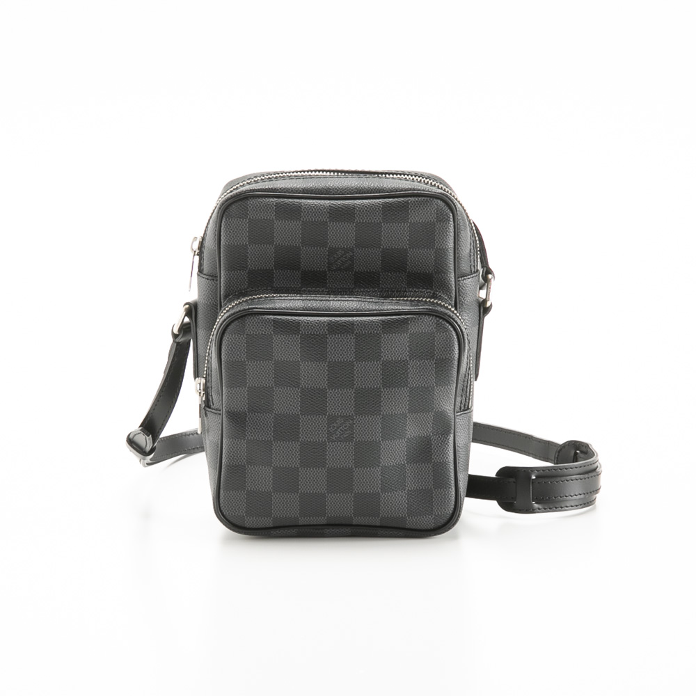【ヴィンテージ・中古】ルイ･ヴィトン LOUIS VUITTON ショルダーバッグ ダミエ グラフィット レム N41446【FITHOUSE ONLINE SHOP】