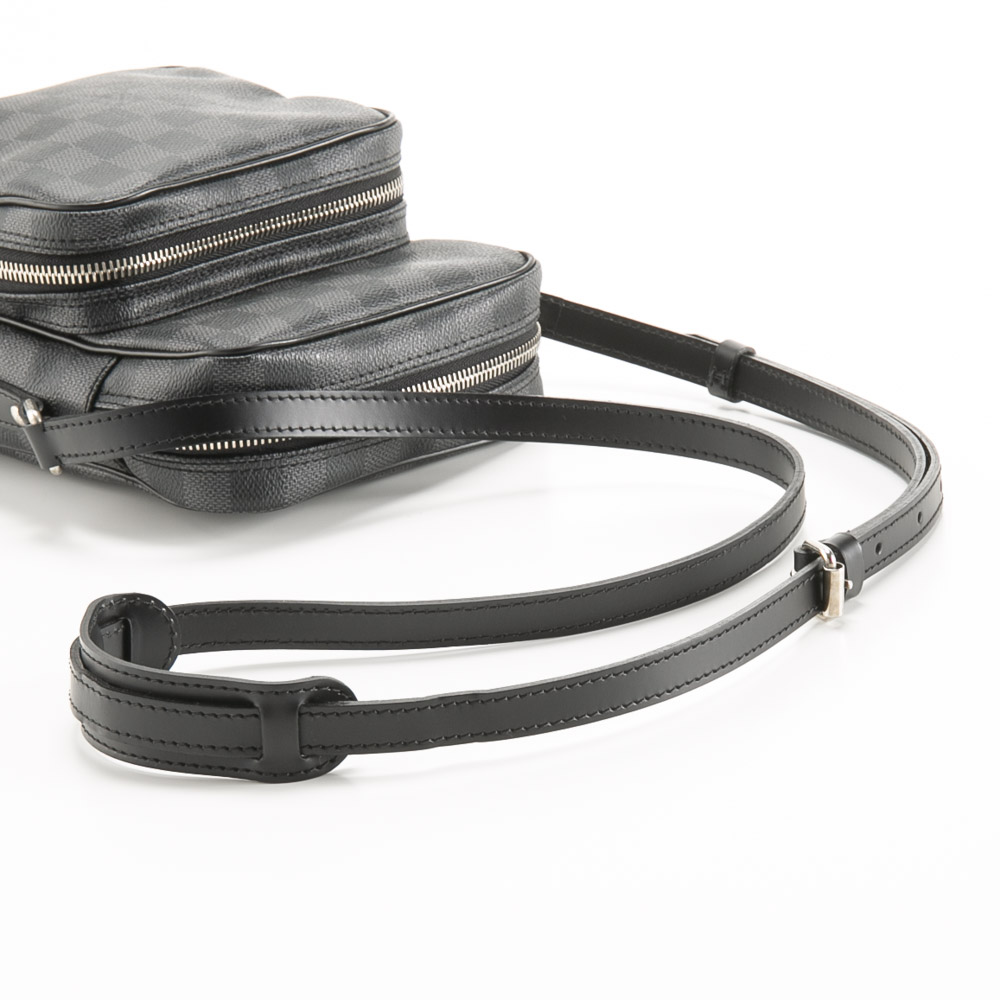 【ヴィンテージ・中古】ルイ･ヴィトン LOUIS VUITTON ショルダーバッグ ダミエ グラフィット レム N41446【FITHOUSE ONLINE SHOP】