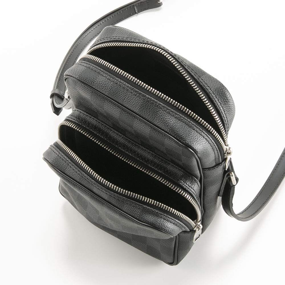 【ヴィンテージ・中古】ルイ･ヴィトン LOUIS VUITTON ショルダーバッグ ダミエ グラフィット レム N41446【FITHOUSE ONLINE SHOP】