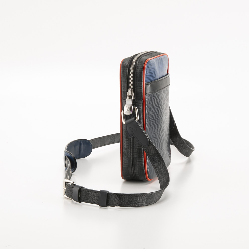 【ヴィンテージ・中古】ルイ･ヴィトン LOUIS VUITTON ショルダーバッグ ダミエ グラフィット ダヌーブ M51460【FITHOUSE ONLINE SHOP】