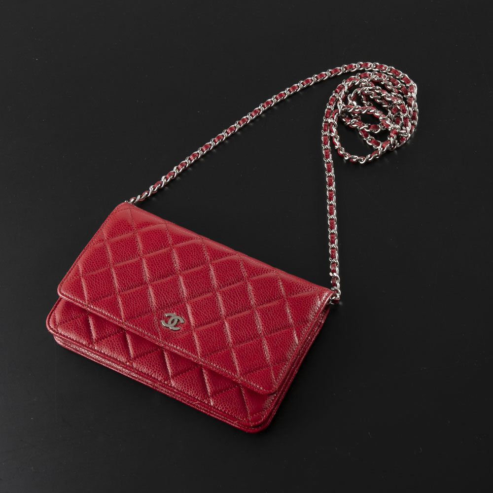 ヴィンテージ 中古 シャネル Chanel ショルダーバッグ キャビアスキンチェーンウォレット Fithouse Online Shop フィットハウス公式オンラインショップ Fit House Online Shop
