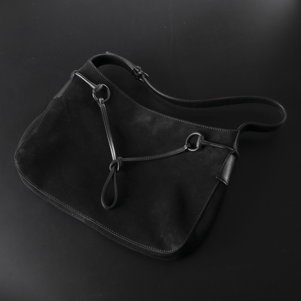 ヴィンテージ・中古】グッチ GUCCI スエード横ジャッキーワン 